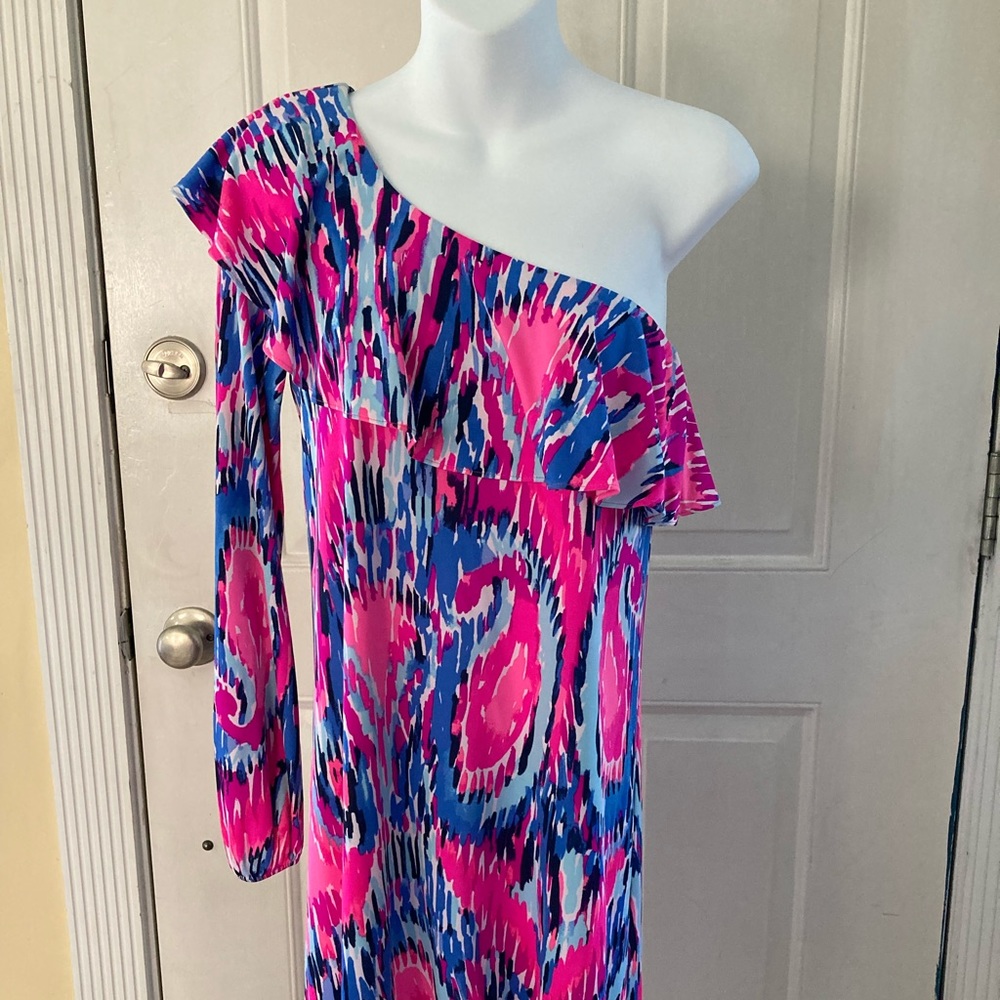 Lilly Pulitzer One Shoulder Dress
